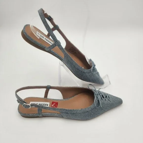 Steve Madden NEW Reyanne Corsetted Slingback Mule Size 7 1/2 - Picture 4 of 9